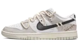 Nike: Белые кеды  Dunk Low