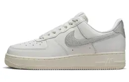 Nike: Серебристые кеды  Air Force 1 Low