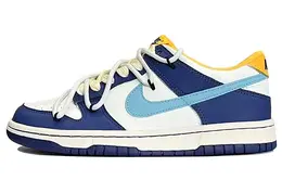 Nike: Синие кеды  Dunk Low