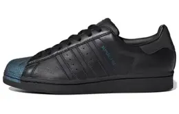 adidas: Чёрные кеды  Superstar