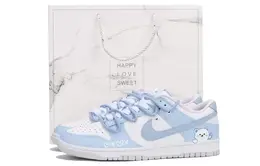 Nike: Белые кеды  Dunk Low