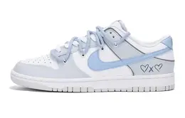 Nike: Белые кеды  Dunk Low