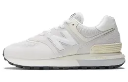 New Balance: Белые кроссовки  574