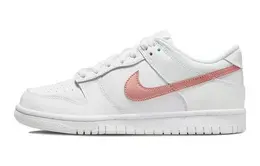 Nike: Белые кеды  Dunk Low