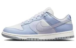 Nike: Голубые кеды  Dunk Low