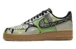 Nike: Зелёные кеды  Air Force 1