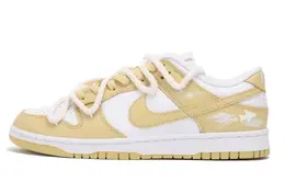 Nike: Белые кеды  Dunk Low