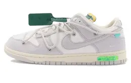 Nike: Белые кеды  Dunk Low