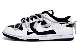 Nike: Белые кеды  Dunk Low