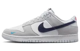 Nike: Серые кеды  Dunk Low