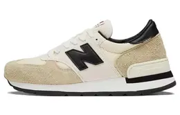 New Balance: Бежевые кроссовки  990