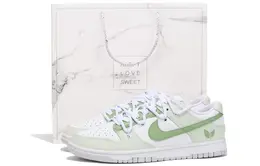 Nike: Белые кеды  Dunk Low