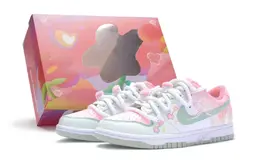 Nike: Розовые кеды  Dunk Low Next Nature