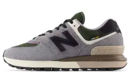 New Balance: Серые кроссовки  574