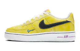 Nike: Жёлтые кеды  Air Force 1