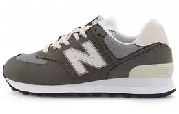 New Balance: Серые кроссовки  574