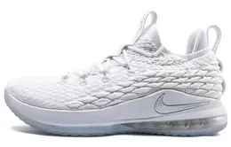 Nike: Белые кроссовки  Lebron 15