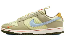 Nike: Зелёные кеды  Dunk Low Retro