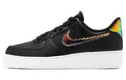 Nike: Чёрные кеды  Air Force 1 Low