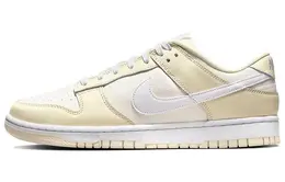 Nike: Белые кеды  Dunk Low Retro