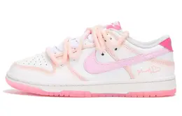 Nike: Белые кеды  Dunk Low