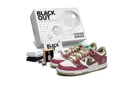 Nike: Белые кеды  Dunk Low