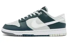 Nike: Серые кеды  Dunk Low