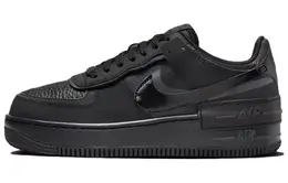 Nike: Чёрные кеды  Air Force 1 Shadow