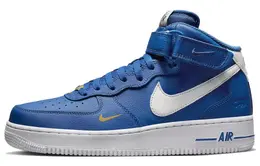 Nike: Синие кеды  Air Force 1