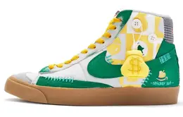 Nike: Белые кеды  Blazer Mid