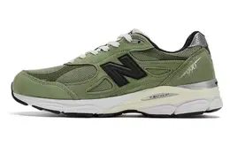 New Balance: Зелёные кроссовки  990