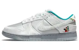 Nike: Серые кеды  Dunk Low