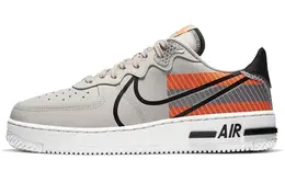 Nike: Серые кеды  Air Force 1 React