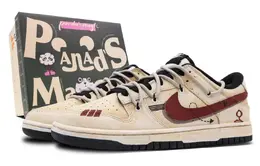 Nike: Бежевые кеды  Dunk Low Retro