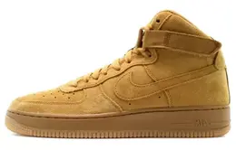 Nike: Коричневые кеды  Air Force 1