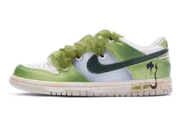 Nike: Зелёные кеды  Dunk Low