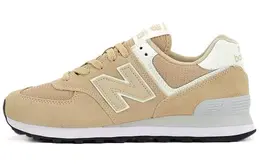 New Balance: Бежевые кроссовки  574