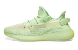 adidas: Тёмные кроссовки  Yeezy Boost 350 v2 Glow