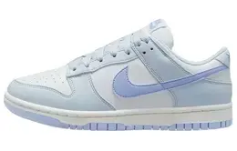 Nike: Голубые кеды  Dunk Low Next Nature