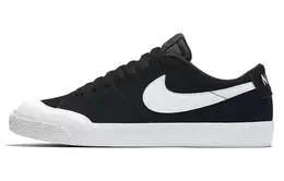 Nike: Чёрные кеды  Blazer Low