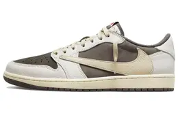 Jordan: Бежевые кеды  Air Jordan 1 Travis Scott