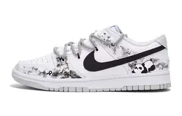 Nike: Белые кеды  Dunk Low