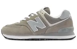 New Balance: Серые кроссовки  574