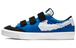 Nike: Синие кеды  Blazer Low