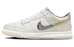 Nike: Бежевые кеды  Dunk Low