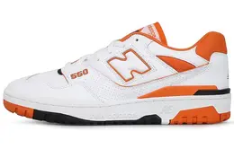 New Balance: Белые кеды  550