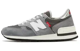 New Balance: Серые кроссовки  990