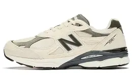 New Balance: Бежевые кроссовки  990