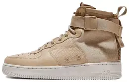 Nike: Бежевые кеды  Air Force 1