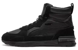 PUMA: Чёрные кроссовки 